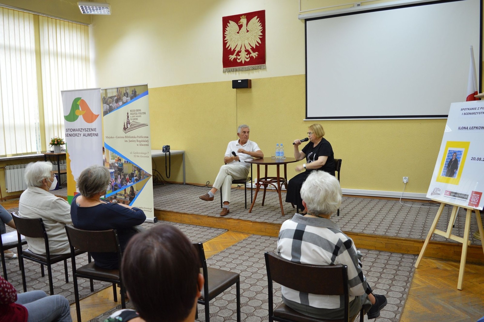 Spotkanie z pisarką i scenarzystką Iloną Łepkowską, Alwernia 20.08.2021