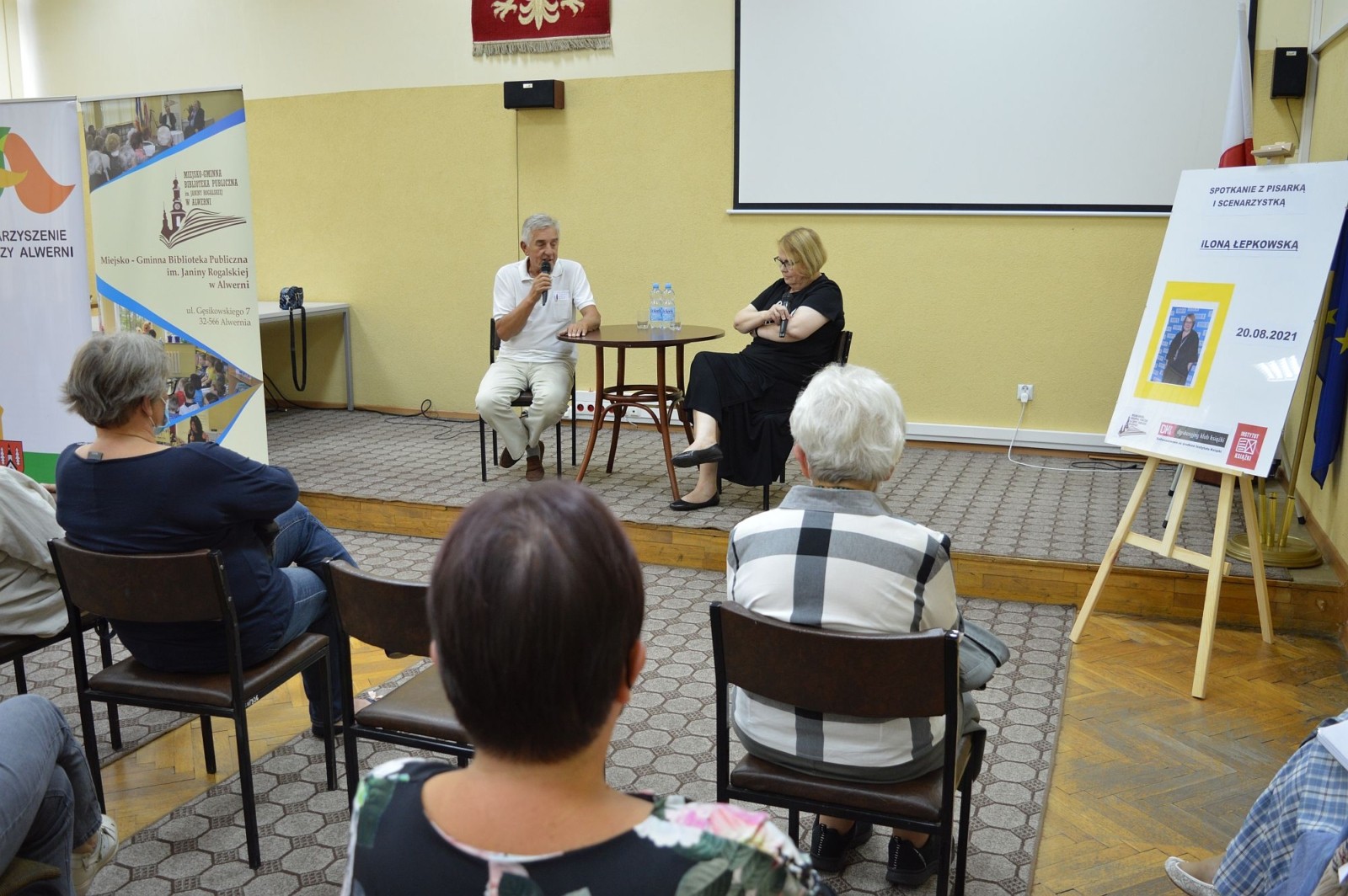 Spotkanie z pisarką i scenarzystką Iloną Łepkowską, Alwernia 20.08.2021