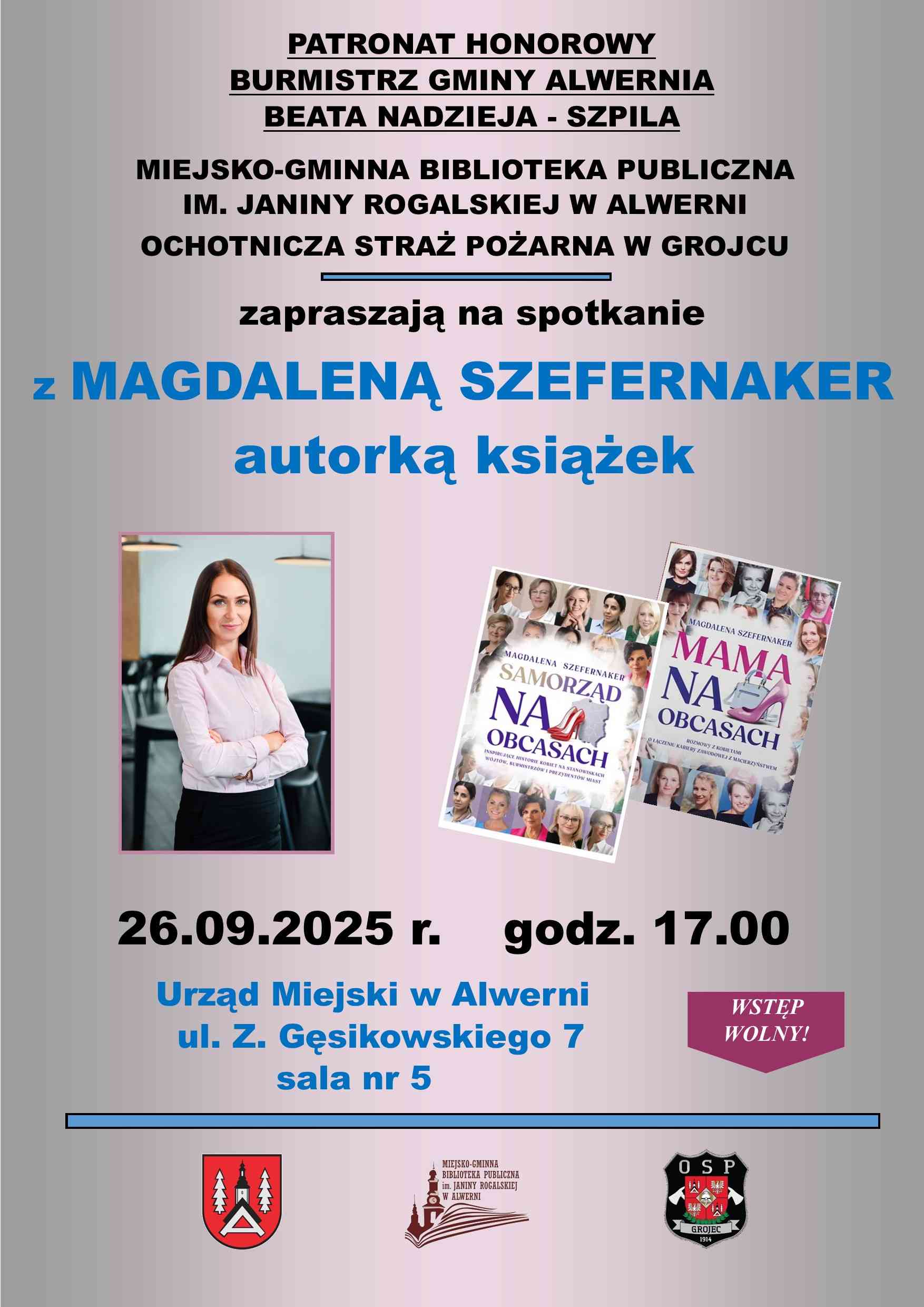 potkanie autorskie z Magdaleną Szefernaker