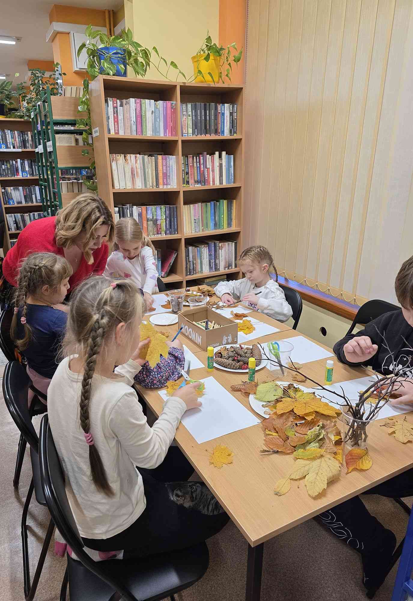 Jesienne warsztaty w bibliotece