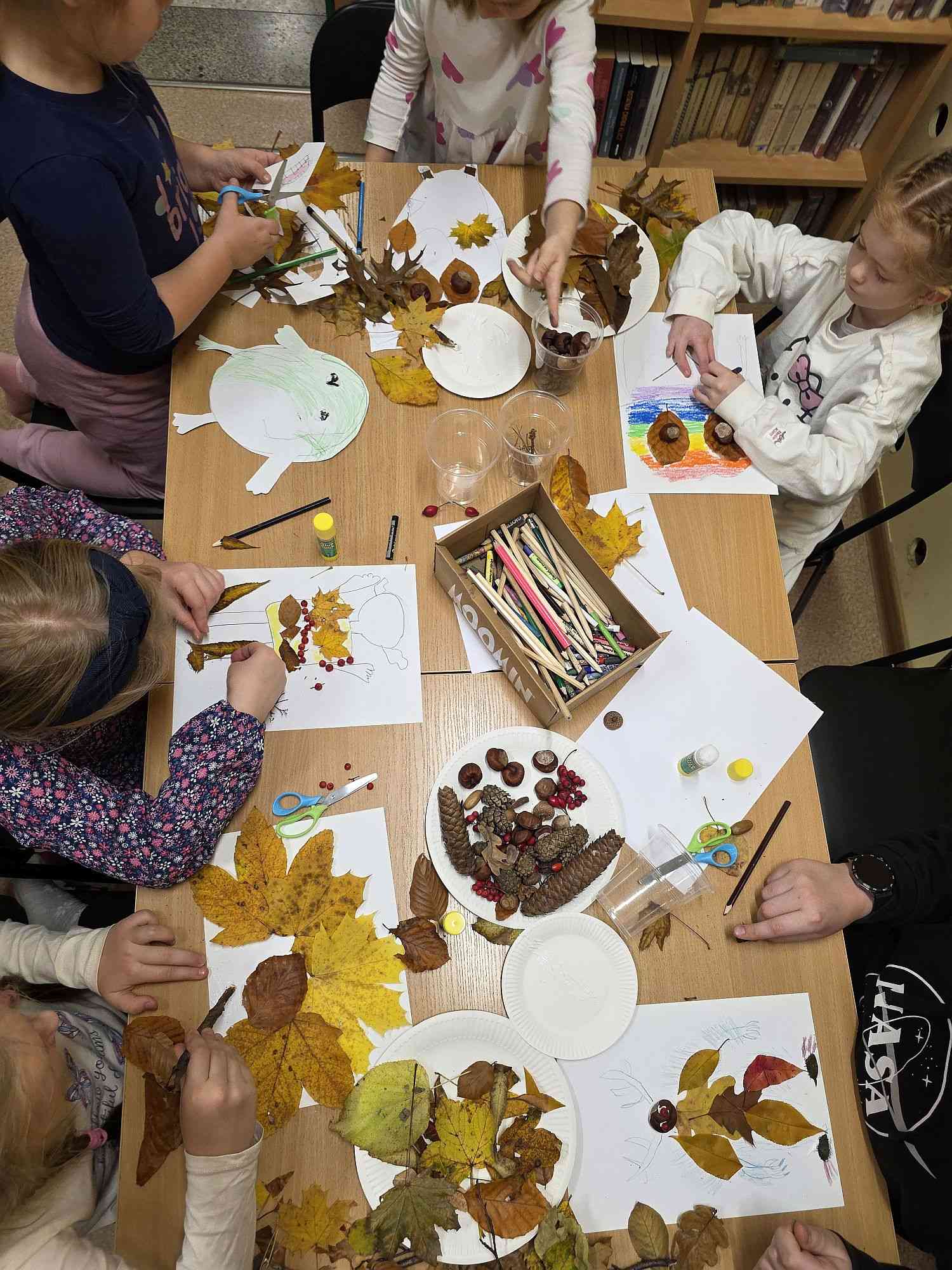 Jesienne warsztaty w bibliotece