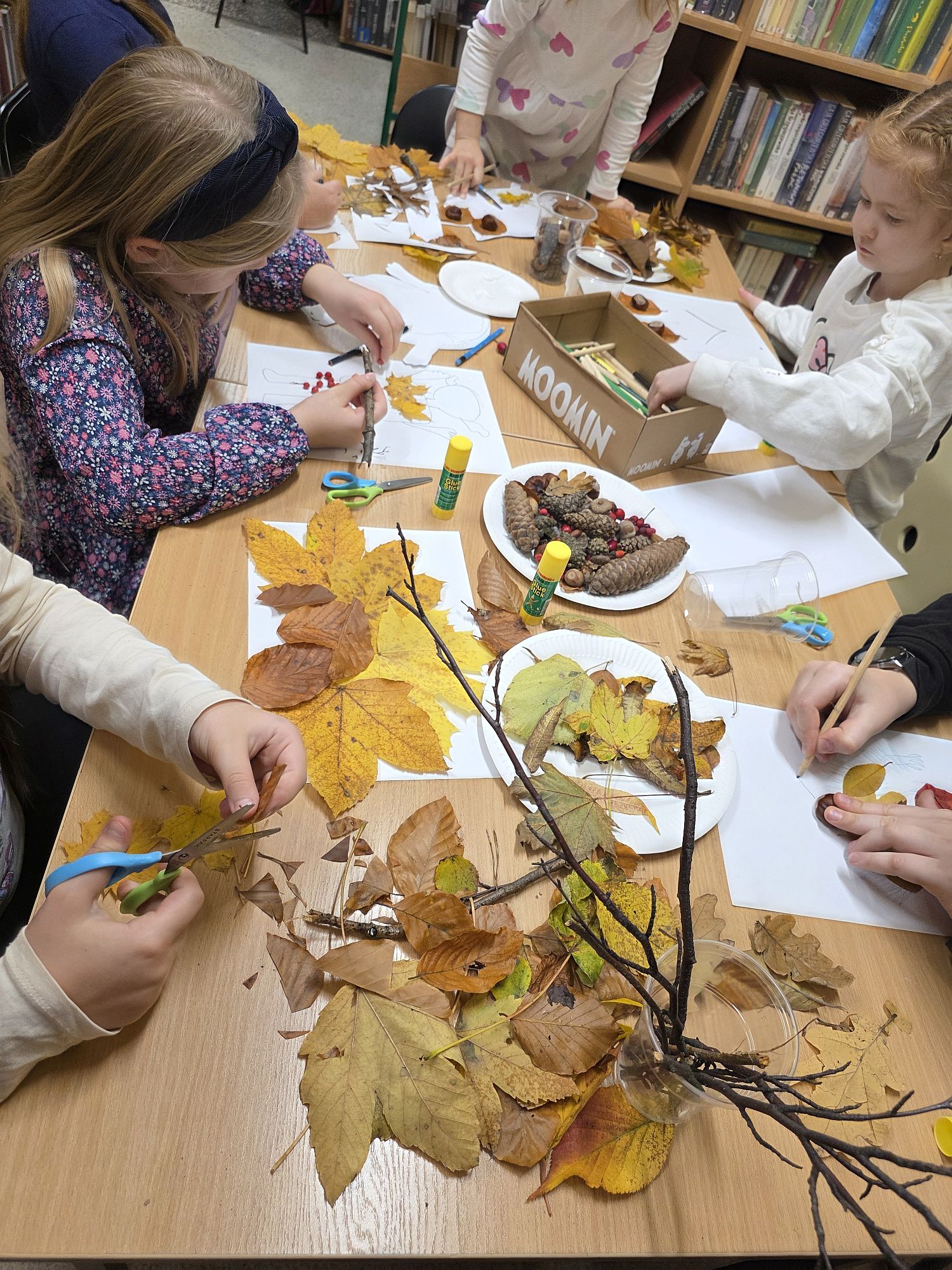 Jesienne warsztaty w bibliotece