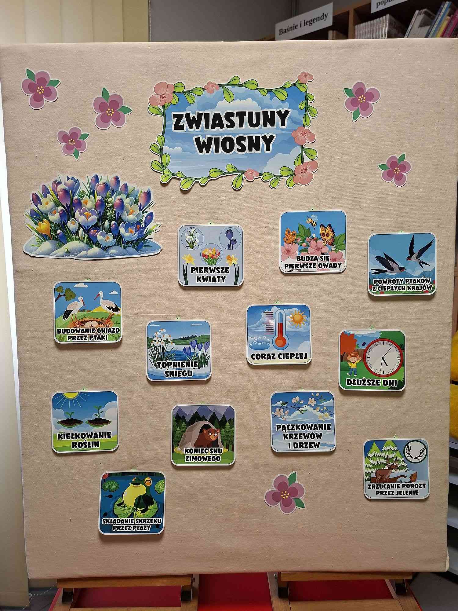 Zajęcia czytelnicze w Bibliotece w Kwaczale