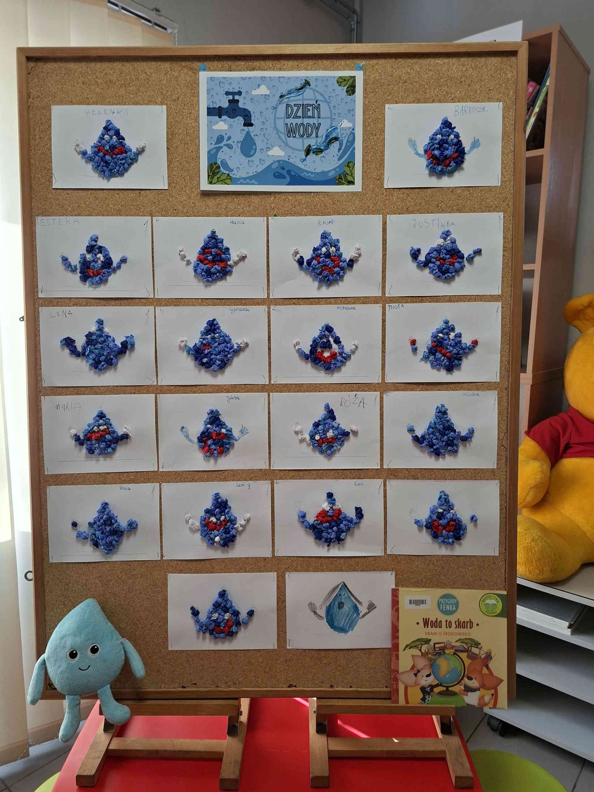 Zajęcia czytelnicze z przedszkolakami w Kwaczale "Woda to skarb"