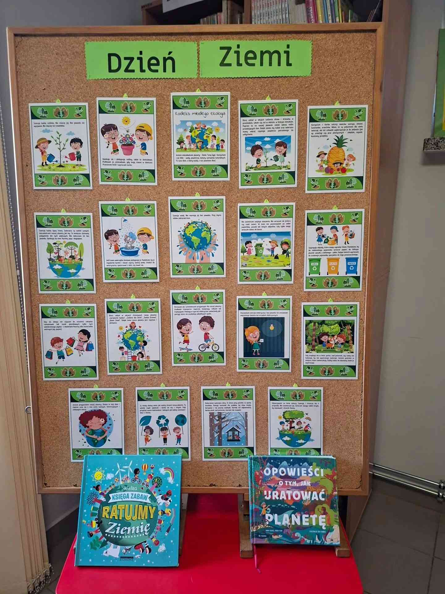 "Dzień Ziemi" - zajęcia dla przedszkolaków w Bibliotece w Kwaczale