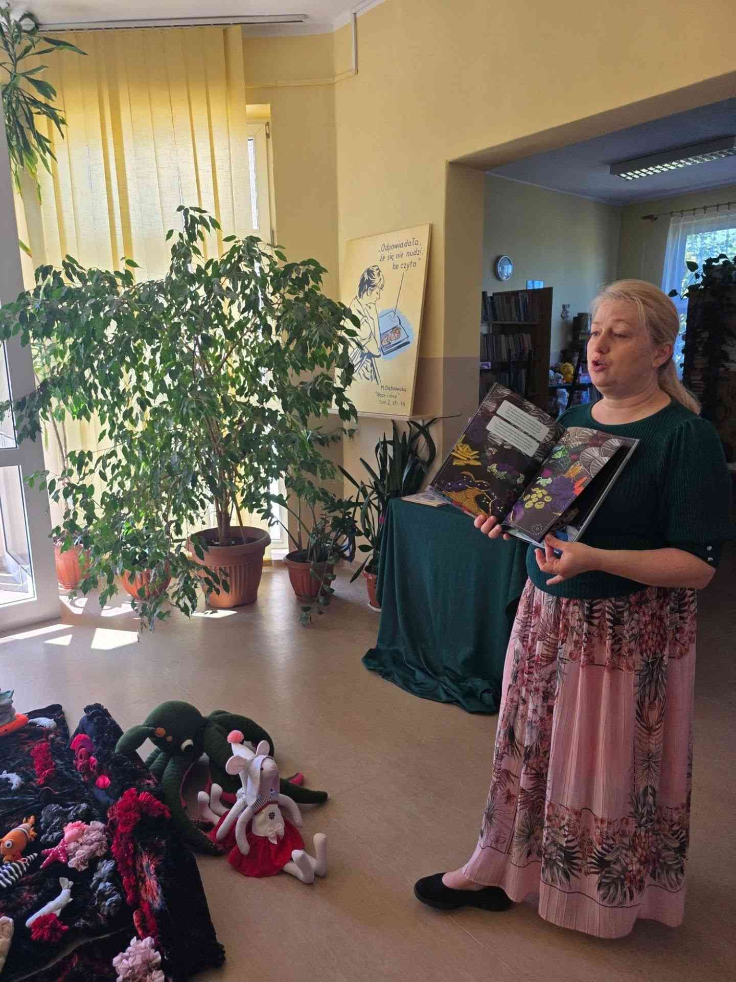 Spotkanie autorskie z Aliną Przydatek w Porębie Żegoty