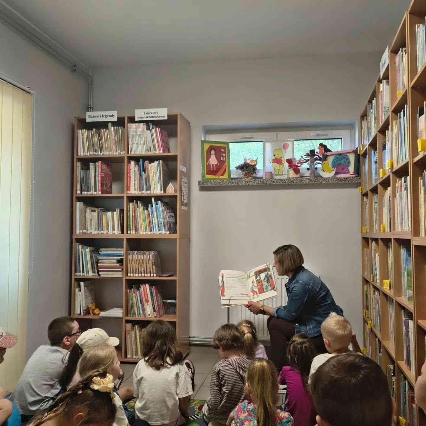 Zajęcia czytelnicze dla przedszkolaków w Kwaczale